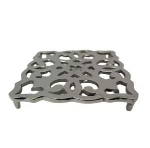 Modern Decorative Kitchenware Unique <b>Metal</b> Wire <b>Trivet</b> Warm Utensils Holder Mats & Pads - Product Image 6