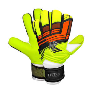 Gants de gardien de but de football professionnels de qualité supérieure avec logo personnalisé et construction respirante avancée Protection des doigts - Product Image 1