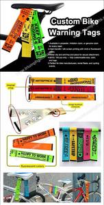 自転車ライディングデコレーション付きカスタム荷物ストラップ、リボン、パーソナライズされたバックパック、荷物タグ、ペンダント、ハンギングストラップ付き - Product Image 2