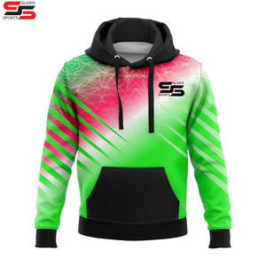 Algodón en blanco de lana gruesa de peso pesado de gran tamaño Logotipo de impresión personalizada de los hombres de sublimación térmica sudaderas con capucha para hombres Casual Streetwear - Product Image 4