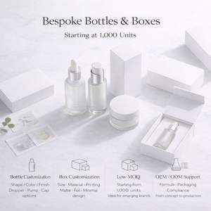 Skincare Private Label Beauty Products for Women Pure White Face <b>Whitening</b> <b>Cream</b> Kojic Acid Niacinamide Dark Circles Bottle Box - Product Image 6