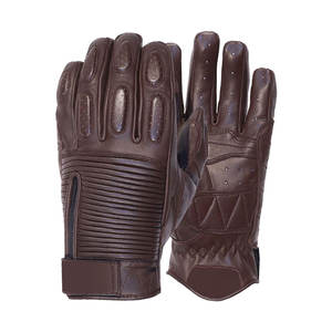 Guantes de Material de cuero con función transpirable a precio barato, guantes de moto de carreras Unisex de alta calidad, colores de logotipo personalizados - Product Image 6