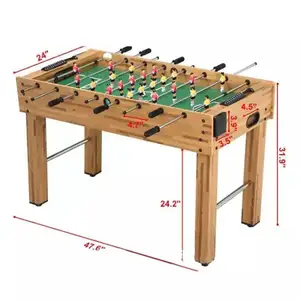 โต๊ะฟุตบอล54โต๊ะฟุตบอลโต๊ะฟุตบอลแบบคลาสสิกชุด2020ทำจากไม้เซตลูกบอลพีวีซีแบบสั่งทำ