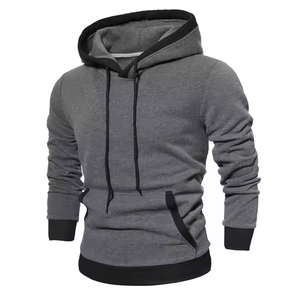 Unisex Custom Logo Front <b>Plain</b> Hoodies <b>Sweatshirt</b> Fleece/French Terry Breathable Quick Dry Winter Streetwear for Men and Women - Product Image 3