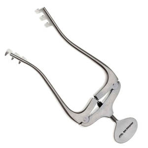 Rétracteur professionnel Jansen-Wagner en acier inoxydable avec écarteur chirurgical auto-ajustable à broches émoussées et pointues - Product Image 5