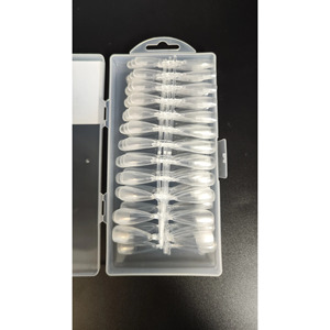 Kaitei Tips Faux ongles en gel souple forme stiletto, couvrance totale, à presser, pour manucure, vente en gros, OEM - Product Image 2