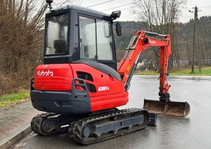 Excavadora de cadenas Kubota KX61-3 usada, 2.6 toneladas de peso operativo, serie de miniexcavadoras - Product Image 5