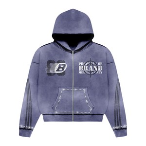 Sudadera con Capucha Clásica de Manga Larga para Hombre, de Invierno, Ecológica, de Algodón 100%, con Estampado por Transferencia de Calor, Marca Propia Salva Impex - Product Image 4