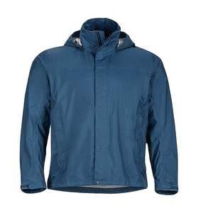 Veste coupe-vent en toile légère personnalisée OEM pour hommes Respirante à capuche avec décoration de poche Imperméable et coupe-vent - Product Image 5