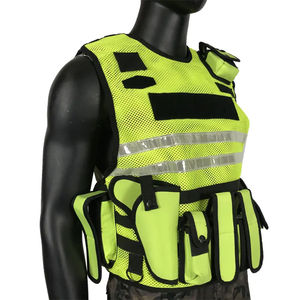 Chaleco de Seguridad Reflectante de Alta Visibilidad con Bolsillos Multiherramienta OEM y Cinta Reflectante, Ropa para Trabajadores - Product Image 5