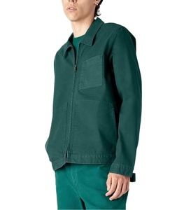 Chaqueta de mecánico con forro acolchado de algodón de sarga de alta calidad de fábrica personalizada, chaqueta de trabajo de lona pesada al por mayor - Product Image 5