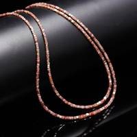 Perles en forme de cube de diamant rouge naturel de qualité supérieure, personnalisées, 1,5-2,5 mm, fabrication de bijoux, vente en gros, approvisionnement en vrac, directement de l'usine.
