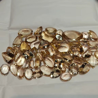 Pierres précieuses naturelles de tourmaline pêche et morganite de haute qualité, taille poire, facettées, 3-8 carats, avec expertise tierce, MOQ 100 carats