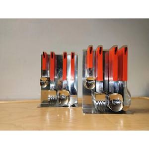 Ensemble de couverts en acier inoxydable écologique de 24 pièces, pour les fêtes, qualité 18/12, design authentique, fabriqué en Inde, années 1980 - Product Image 5