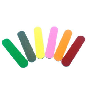 Lima de Uñas Mini de Doble Cara de Acero Inoxidable, Grano 180, Profesional, Resistente, Reutilizable, para Uñas Acrílicas, Gel y Uñas Gruesas, Personalizable - Product Image 1