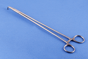 คีมหนีบอกมีเกอร์ สแตนเลส |   คีมผ่าตัดและผูกเชือกแบบโค้ง 28 ซม. - Product Image 3