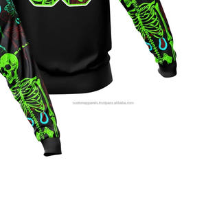 Sudadera con Capucha Personalizada con Logotipo para Hombre, Sublimación Completa, Sudadera con Capucha de Forro Polar Grueso para Invierno, Impresión OEM, Sudadera con Capucha - Product Image 6