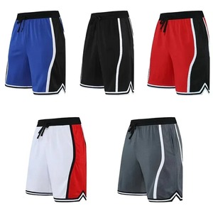 Conjuntos de pantalones cortos de baloncesto de talla grande personalizados americanos, pantalones deportivos transpirables de secado rápido para correr, Fitness, entrenamiento muscular Suelto - Product Image 2
