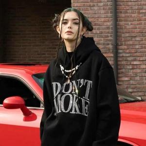 เสื้อฮู้ดผู้ชายซิปรูดรูดซิปสีดำดีไซน์ใหม่แนวสตรีท - Product Image 4