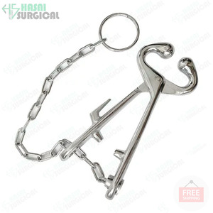Offres Spéciales CE ISO approuvé en acier inoxydable Bull Holder manuel nez bétail pince avec chaîne haut de nos productions - Product Image 4