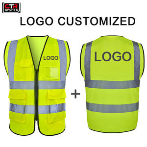 Chaleco Reflectante de Seguridad de Alta Calidad, Impermeable, Talla Grande, Color Amarillo Mixto, de Algodón, Multiusos 2024 - Product Image 4