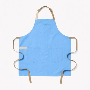 ผ้ากันเปื้อนสีชมพูแบบไม่มีแขน ผ้าแคนวาสทอ 3 กระเป๋า กันน้ำ เป็นมิตรกับสิ่งแวดล้อม ซักเครื่องได้ ใช้สำหรับทำอาหารทุกวัน ใช้งานง่าย - Product Image 3