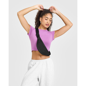 Alta demanda orquídea púrpura 100% algodón Mujer camiseta Casual ligero transpirable elegante diseñador relajado ajuste gimnasio entrenamiento camiseta - Product Image 6