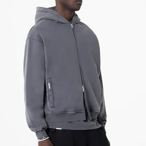 Qualité supérieure Surdimensionné Lavage À L'acide Hoodies Hommes Personnalisé Pull Vintage Streetwear 100% Coton Haute Qualité À Capuche Pour Hommes - Product Image 3