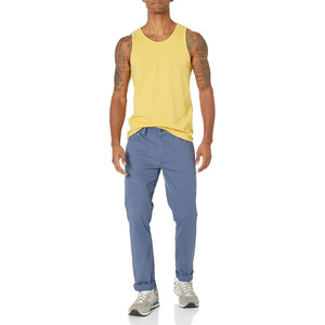 Débardeur de sport pour homme en tissu extensible, sans manches, pour la remise en forme, le sport et le yoga, vente en gros, export en vrac - Product Image 4