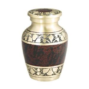 High Quality Brass Cremation <b>Keepsake</b> Urns With Gold Black Engraving And Purple Color Finished <b>For</b> Human <b>Ashes</b>-Funeral Supply - Product Image 5