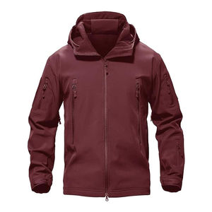 Veste softshell coupe-vent personnalisée pour hommes, sports décontractés, vestes softshell imperméables pour hommes - Product Image 1