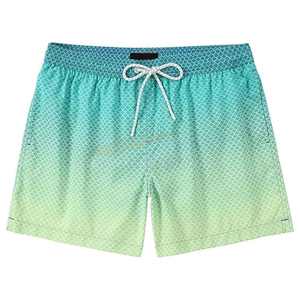 Maillot de bain pour hommes 5 "à séchage rapide avec doublure en maille Short de bain confortable taille réglable fournisseur d'usine OEM - Product Image 2