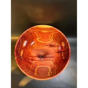 Elegante ensaladera de madera natural para aperitivos de frutas verdes frescas y estilo de Mesa para el hogar - Product Image 4