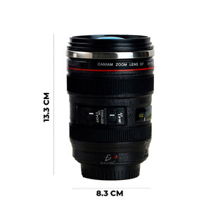Bicchieri in Acciaio Inossidabile con Forma a Lente, Tazze da Viaggio Uniche e Eleganti - Product Image 3