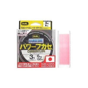 DUEL HARDCORE Pover Fukase Carbonylon <b>Fishing</b> Line Milky green/Milky pink 150m (Model: 1.75/2/2.5/3) - Product Image 2