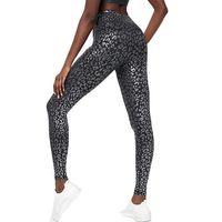 Leggings pour femmes Act Sports en coton/fibre de bambou, maille respirante, coutures invisibles, taille haute, élastique, légers, 120g