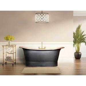Baignoire en cuivre avec baignoire en cuivre de haute qualité Fabricant de bain à remous en cuivre à prix bon marché de l'Inde - Product Image 4