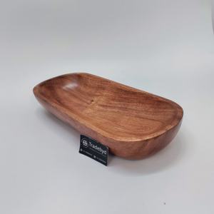 Natural Acacia Wood <b>Candle</b> Bowl with Heart Shape for Home Decor Luxury <b>Valentine</b> Holiday Handcrafted From india - Product Image 1