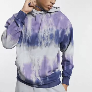 เสื้อฮู้ดผ้ามัดย้อมสำหรับผู้ชายเสื้อฮู้ดสีแบบสั่งทำสำหรับฤดูหนาว - Product Image 1