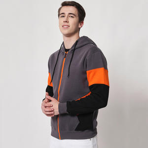 Premium Mens Zipper Hoodies <b>Fleece</b> <b>Sweatshirt</b> with Drawstring Hood Oversized Casual Pullover Streetwear Winter Wear - Product Image 3
