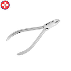 Pince orthodontique Aderer courte conception à triple pointe 13 cm outil de précision en acier inoxydable - Product Image 2