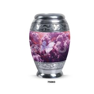 Gran oferta, pequeño recuerdo, hermosa urna para adultos de cremación con tema de mariposa para cenizas humanas con bolsa de terciopelo gratis - Product Image 1