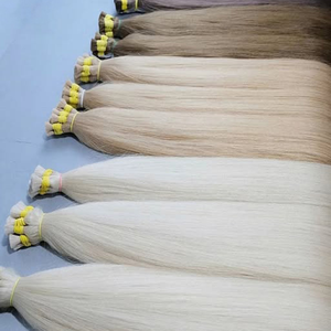 Vente en gros VRAC Cheveux humains vietnamiens Technologie slave Traitement russe Texture douce vierge Brillance naturelle Usine d'exportation - Product Image 1