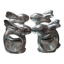 Anneau de serviette rond en forme de lapin au design moderne pour la décoration de table de Noël, vente en gros - Product Image 2