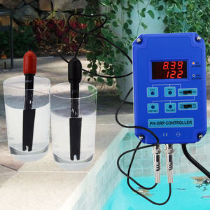 เครื่องควบคุมและตรวจสอบค่า pH และ ORP แบบมืออาชีพ 2-in-1 พร้อมอิเล็กโทรด BNC 2 ตัว ช่องสัญญาณรีเลย์คู่ สำหรับการเพาะเลี้ยงสัตว์น้ำ สระว่ายน้ำ และอุตสาหกรรม - Product Image 2