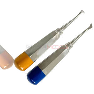 Ensemble de 2 Cryer Dentaire Molaire Racine Extraction Ascenseur Gauche et Droite En Acier Inoxydable Chirurgical Dentaire Médic Instruments - Product Image 6