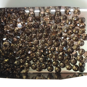 ควอตซ์สโมคกี้ธรรมชาติ 4.5 มม. ทรงกลมเจียระไนแบบบริลเลียนท์ คุณภาพดีที่สุด พลอยเม็ดเดี่ยวสำหรับทำเครื่องประดับ - Product Image 3