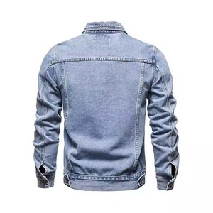 Chaquetas transpirables de talla grande para hombre de Pakistán 2025 nuevo precio al por mayor personalizado dos bolsillos Denim Jeans chaquetas Streetwear - Product Image 3