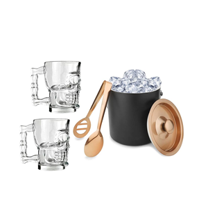 Seau à glace en métal de conception étrangère antique, fabriqué à la main, écologique, de qualité supérieure, forme personnalisée, taille standard, pour fêtes et vin - Product Image 2