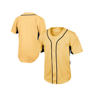 Diseño profesional hecho en fábrica Personalizar bordado béisbol Jersey estilo camisa al por mayor jersey de béisbol - Product Image 6